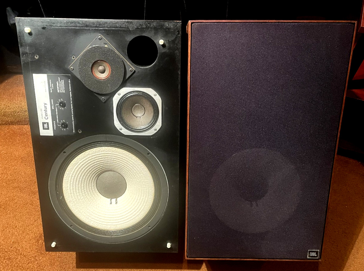 (Pair) JBL Century L100 Vintage Speakers Made In USA  "Sound Great"ONE OWNER!
