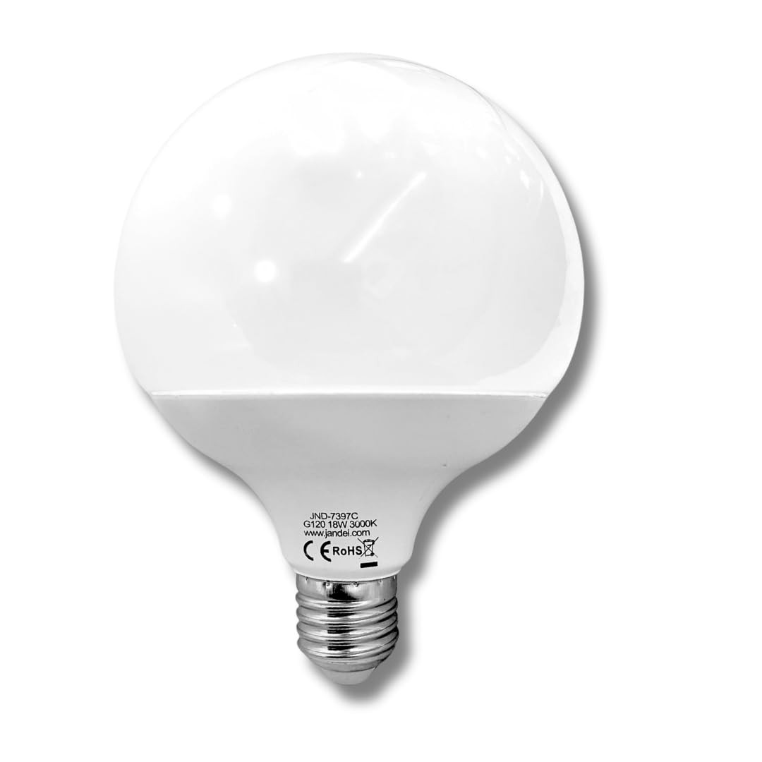 Ampoule LED G120 culot E27 18W grand globe sphérique à diffusion panoramique 270º