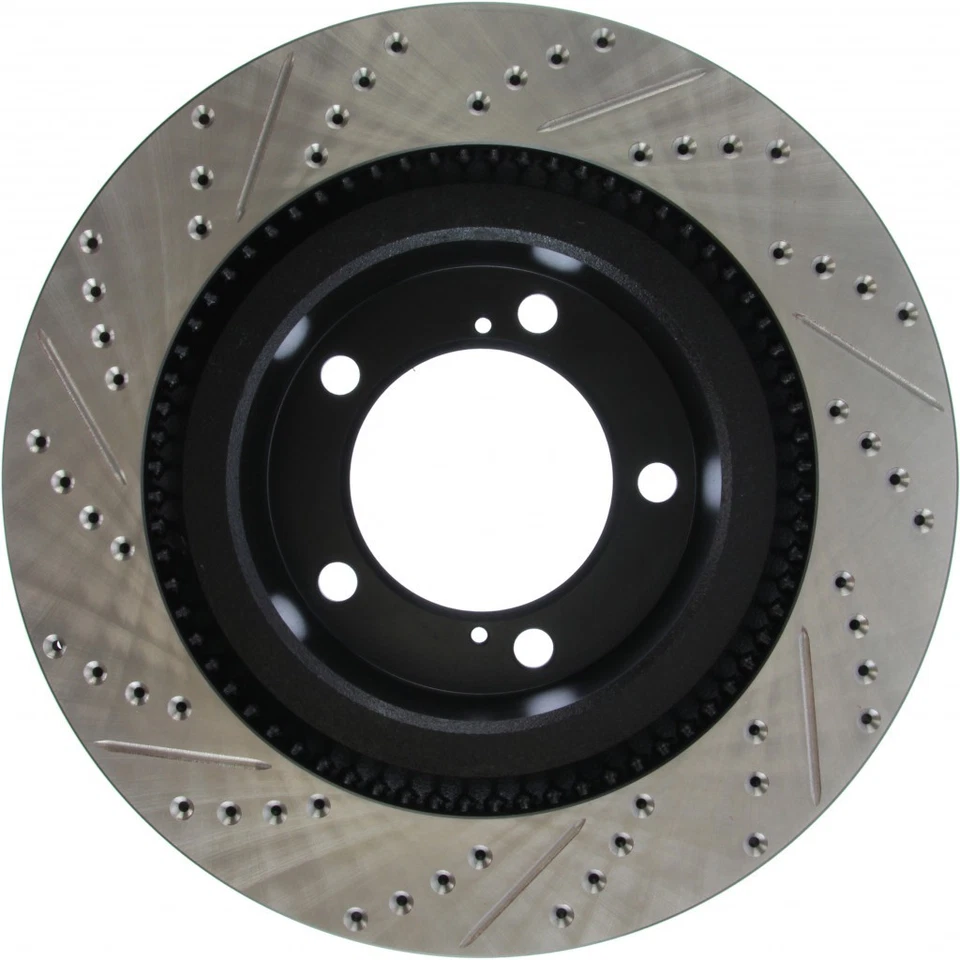 StopTech For Toyota Sequoia 2008-2020 Brake Rotor Slotted & Drilled Rotor - Image 2 of 4