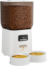 Automatic Cat Feeder, 5L Timed Cat Food Dispenser with Programmable Portion Cont