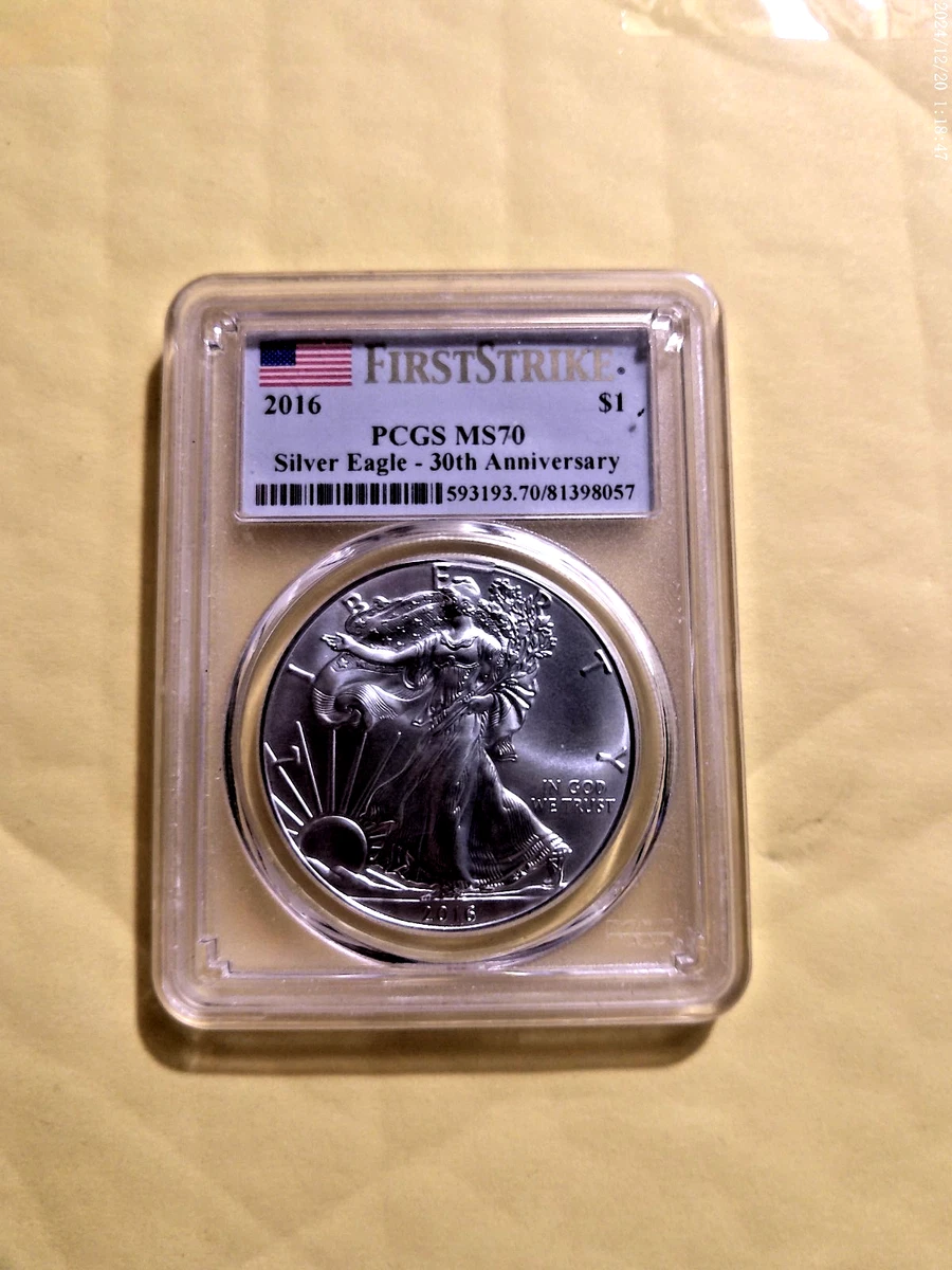 American Eagle MS 70 Graded 2016 Silver Bullion Coins for sale | eBay
