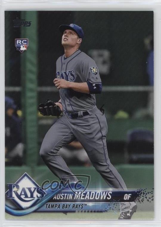 2018 Topps Update Image Variation SSP (Fielding Grey Jersey) Austin Meadows 1i46