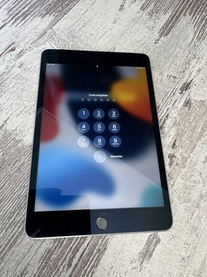 Apple iPad mini 4, 128 GB [Wi-Fi + Cellular] in Space Grau