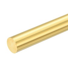 1 Pcs Brass Solid Round Rod, 20mm x 102mm H62 Brass Lathe Bar Stock Brass Rod