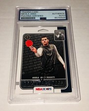 Nikola Jokic 2019-20 Panini Hoops Backstage Pass #4 Signed Card Auto PSA RARE A