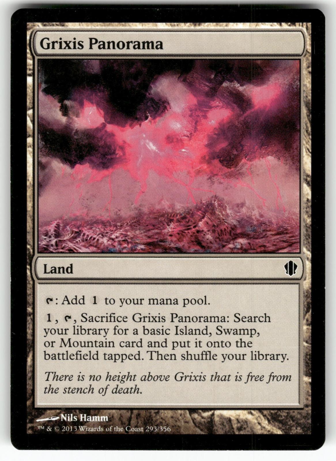 Grixis Panorama 293 Common Commander 2013 Magic: The Gathering Near Mint