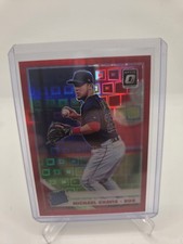 2019 Donruss Optic #81 Michael Chavis Pandora Red #97/99