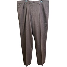 Dockers Classic Fit Pleated Tan Khaki Chino Pants Comfort Flex 38x32 Men's NWT