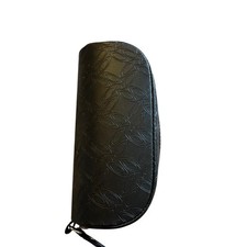 NEW OAKLEY SUNGLASSES LARGE BLACK LEATHER SOFT SHELL ZIPPER CASE