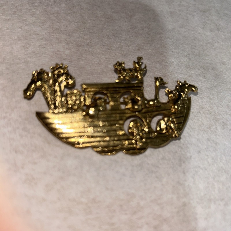Noah’s Ark Pendant Gold Plated