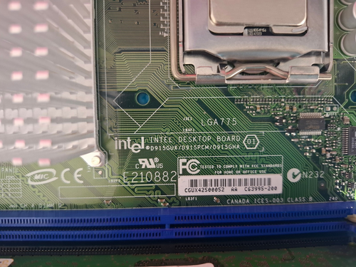 Intel E210882 AGP MicroATX Socket478 Motherboard +CPU+MEMORY - 第 2/4 張圖片