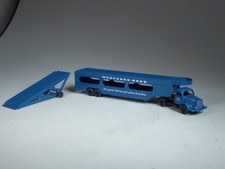 (YG-44) Wiking Sondermodell Mercedes L 5000 Autotransporter mit Rampe blau
