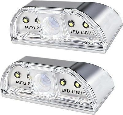 2er Pack Schlüssellochleuchte für Tür mit Bewegungsmelder PIR Infrarot LED Türschlüssel Licht