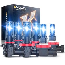 For Buick Encore 2013-2020 Led Headlight High Low Beam Fog Light Bulbs Kit