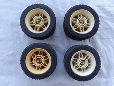 4x Wheel 2998c01 LEGO TECHNIC 8880 Super Car Ruote Pneumatici