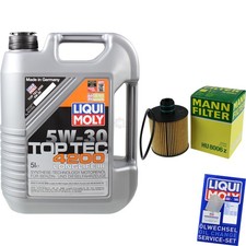 Kit Di Ispezione Filtro LIQUI MOLY Olio 5L 5W-30 Per Fiat Doblo Gran Volume