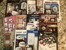 BIG LOT of 13 Stoney Creek Cross Stitch Patterns, Leaflets, Charts, Books