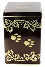 Extra Large Rainbow Bridge Paw Print Economy Pet Cremation Urn - 140 Cubic Inch