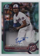 2022 Bowman Draft Chrome Pick Aqua Lava Refractor 27/199 Trey Lipscomb Auto 0oa7