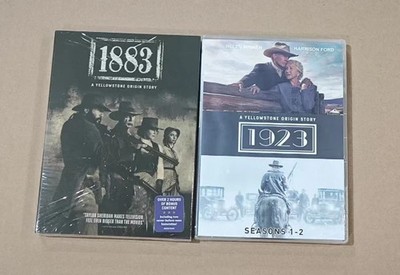 Yellowstone 1883 + 1923 SEASONS 1 and  2  ( DVD SET )  Brand New