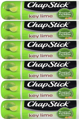 6 Tubes CHAPSTICK  KEY LIME Flavor Lip Balm New Sealed