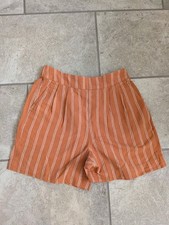 Pact Women's Women's Hermosa Stripe Canopy Linen Blend High-Waisted Short M