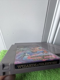Wizards & Warriors Nintendo NES. Tested.w manual