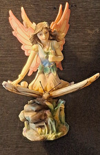 MystiCalls Romantic Collection-Größere Elfe auf Schmetterling-H ca.15cm S. Fotos