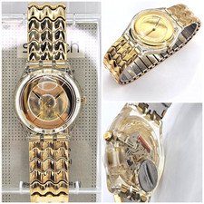 Swatch Gent Flex GK272 Golden Wave 1998 NOS OVP Vintage Swiss