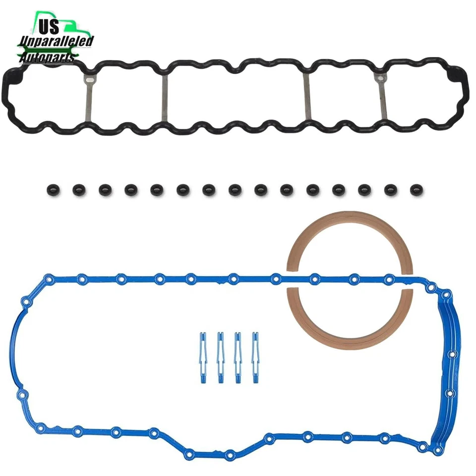Fits Jeep 2000-2004 Grand Cherokee 4.0L 2000-2006 TJ 4.0L Oil Pan Gasket Kit - Image 4 of 4