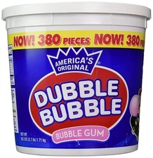 Dubble Bubble Gum, 53.9 Ounce - 380 Count Bucket