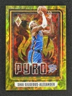 2023-24 Panini Phoenix Shai Gilgeous-Alexander Gold Scope Pyro Thunder /10