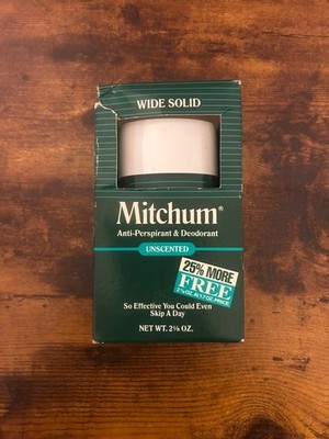 Vintage Mitchum Anti-Perspirant & Deodorant UNSCENTED NIB
