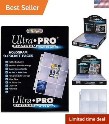 9 Pocket Pages Platinum Series 100ct Trading Card Binder Sleeves | eBay