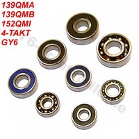 Kugellager Getriebelager Radlager Set FüR 4-TAKT GY6 China Roller Baotian Rex Rs