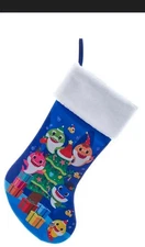 NEW Kurt Adler Pinkfong Baby Shark Christmas Holiday Stocking 16.5 inches long