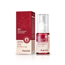 Aavini Rose Glow Essence 32ml – 8D Hyaluronic Acid Hydration & Skin Repair