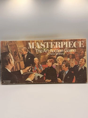 New ListingVintage 1970 Masterpiece The Art Auction Board Game Parker Brothers Complete