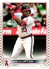 2022 Topps #444 Justin Upton Gold Star