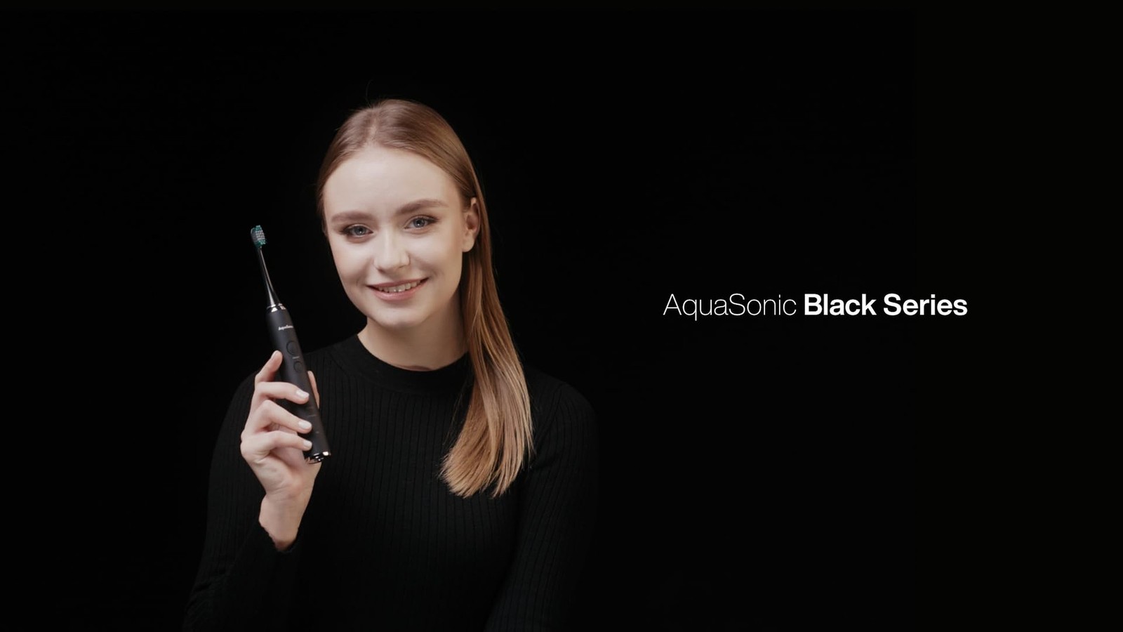 Aquasonic Black Series Ultra Whitening Toothbrush &ndash; ADA Accepted Electric Too...
