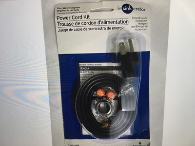 InSinkErator CRD-00 Power Cord Kit Pack of 1 Black
