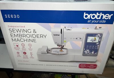 Embroidery Machine Rse630 New Brother SE630 Computerized Sewing and Embroidery Machine Free ...