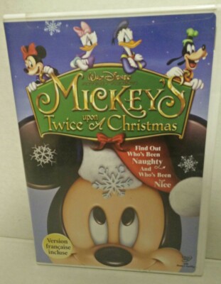 Mickeys Twice Upon A Christmas (DVD, 2004) Authentic Disney