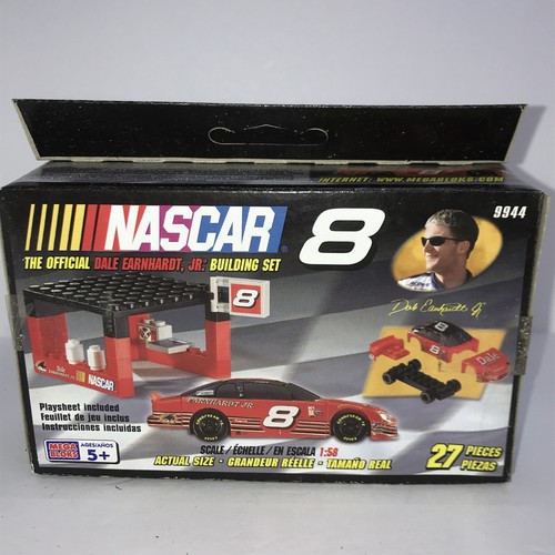 1999 Dale Earnhardt #3 Building Set Car & Garage Mega Bloks NIB Sealed - Picture 5 of 7