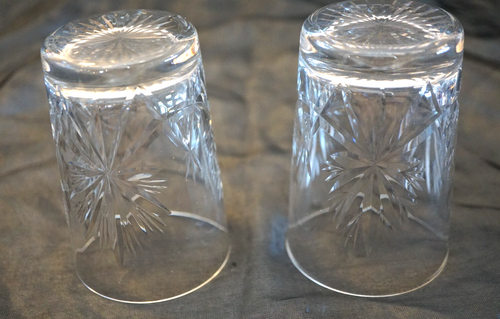EDINBURGH CRYSTAL "STAR OF EDINBURGH" 2 TUMBLER HIGHBALL GLASSES 4 1/8" EUC - Picture 13 of 14