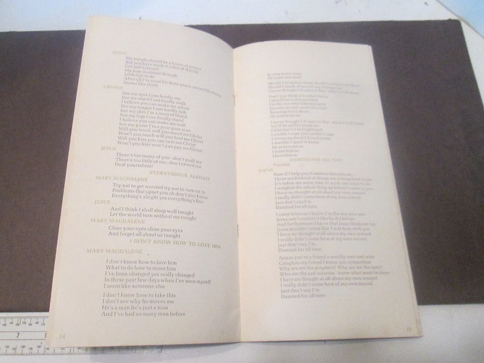 Music Vintage Jesus Christ Superstar Vinyl with Booklet from 1970 Ian Gillian - Image 3 of 4