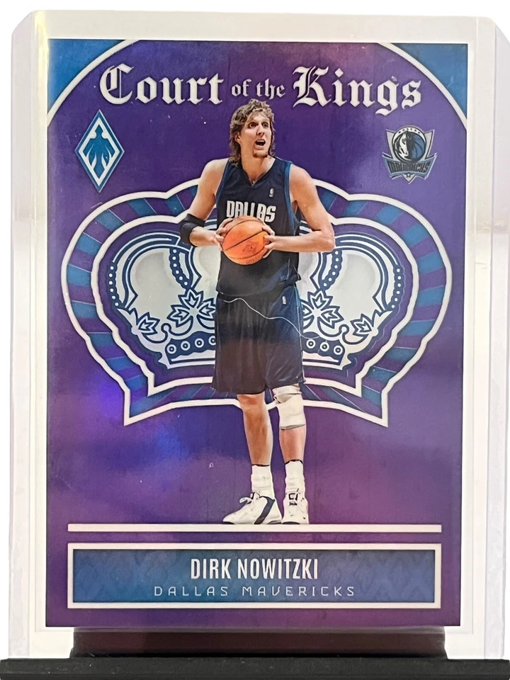 2023-24 Panini Phoenix - Court of the Kings Purple #11 Dirk Nowitzki /75 - Image 3 of 4
