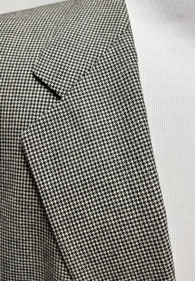 Blazer G2U HUGO BOSS DionysosAkropolis 46L 38x30 Pantalones Negro Blanco Pata de Gallo S Foto 3 de 4