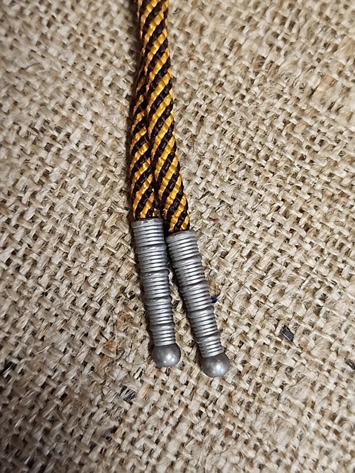  Corbata Bolo India Peltre Kachina Turquesa 17"  Foto 3 de 4