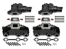 Mercruiser 4.3 L V6 Dry Joint Exhaust Manifold riser CONVERSION KIT 1987-2001